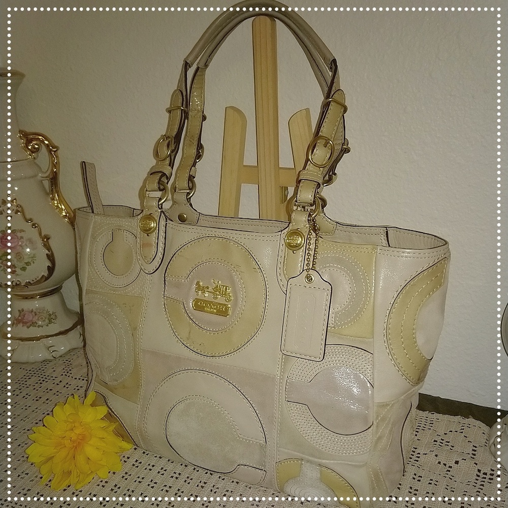 COACH MIA INLAID TOTE BAG